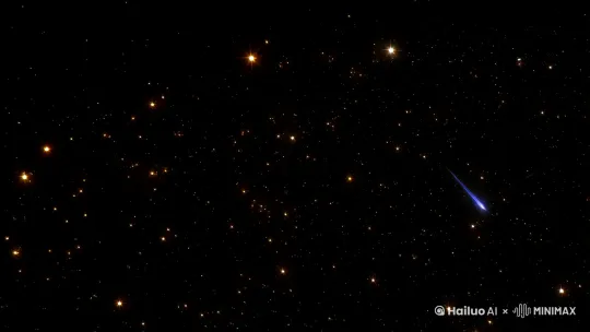 宇宙星辰运行，探索无尽的宇宙，不断前进，不断遨游 by Hailuo AI Video Generator