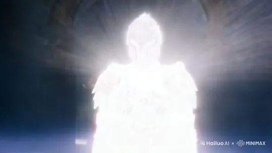 突然，一阵神秘的光芒在周围闪烁，仿佛整个空间都被某种强大的力量所笼罩。那光芒如同从远古深处涌出的洪流，带着无尽的威严与神秘，瞬间将我包围。我下意识地想要躲避，却发现自己已经无法动弹，身体仿佛被无形的锁链束缚，只能眼睁睁地看着那光芒越来越亮，越来越近。光芒之中，一件神盔甲的轮廓渐渐清晰。它通体散发着幽蓝色的光芒，仿佛是由最纯净的星辰之光凝结而成，表面流转着神秘的符文，如同古老的咒语在低语。盔甲的每一个细节都透露出无与伦比的精致与强大，肩甲上雕刻着展翅欲飞的神鸟，胸甲上则是一条盘旋的巨龙，仿佛随时会破甲而出，翱翔九天。随着光芒的汇聚，那神盔甲开始缓缓移动，仿佛有生命一般，向着我的身体靠近。我感到一股强大的力量在牵引着它，那力量如同山岳般沉重，却又带着一种奇妙的柔和，让我无法抗拒。首先，那头盔轻轻落在我的头上，仿佛羽毛落在水面，没有丝毫的压迫感，却让我瞬间感到一种前所未有的清晰与敏锐。我的视野瞬间开阔，周围的一切都变得无比清晰，仿佛连空气中的每一粒尘埃都能看得清清楚楚。紧接着，肩甲缓缓覆盖在我的肩膀上，一股温暖而强大的力量涌入我的身体，让我感到自己的力量在瞬间倍增。胸甲紧贴在我的胸口，仿佛与我的身体融为一体，我甚至能感受到它与我的心跳同步，每一次跳动都让我感到一种强大的生命力在体内奔腾。最后，那神盔甲的护手和护腿也依次覆盖在我的四肢上，每一片甲片都如同被精心雕琢的艺术品，完美地贴合着我的身体，没有丝毫的不适。我试着活动了一下身体，却发现自己的每一个动作都变得无比流畅，仿佛身体被赋予了新的力量和灵活性。当最后一丝光芒消散，我站在那里，全身被那神盔甲所覆盖。我抬头仰望，那盔甲上的符文在微微闪烁，仿佛在向我传递着某种古老而强大的信息。我感到自己仿佛与这盔甲融为一体，它不仅仅是一件装备，更是一种力量的象征，一种来自远古的守护与传承。 by Hailuo AI Video Generator