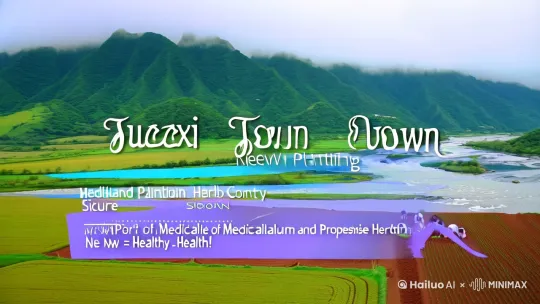 **标题**：  
🌿 **越溪镇：药材种植，致富新路，健康未来！** 🌿  

**正文**：  
在四川威远县的青山绿水间，越溪镇正以得天独厚的自然环境，孕育出一片药材的沃土。这里气候温润，土壤肥沃，是种植中药材的天然宝地。  

我们种植的药材，不仅是自然的馈赠，更是健康的保障。无论是清热解毒的金银花，还是滋补养生的黄精，越溪镇的药材以其高品质闻名，远销全国各地。  

加入我们，种植药材，不仅是一条致富之路，更是为健康中国贡献力量！越溪镇诚邀您携手共进，共创绿色财富，共享健康未来！  

**口号**：  
🌱 **种药材，到越溪；越溪药材，健康之源！** 🌱  

---

### 1分钟短视频脚本

**场景1：开场（5秒）**  
- 画面：航拍越溪镇全景，青山绿水，云雾缭绕。  
- 字幕：**“四川威远县越溪镇——药材之乡，健康之源”**  
- 背景音乐：轻快的自然音效（鸟鸣、流水声）。  

**场景2：药材种植地（10秒）**  
- 画面：农民在田间种植药材，特写药材幼苗（如金银花、黄精）。  
- 字幕：**“得天独厚的自然环境，孕育高品质药材”**  
- 旁白：**“越溪镇，气候温润，土壤肥沃，是药材种植的天然宝地。”**  

**场景3：药材收获（10秒）**  
- 画面：农民采摘成熟的药材，药材堆满筐篮。  
- 字幕：**“金银花、黄精……越溪药材，品质卓越”**  
- 旁白：**“我们的药材，远销全国，深受市场青睐。”**  

**场景4：药材加工（10秒）**  
- 画面：药材清洗、晾晒、包装的过程。  
- 字幕：**“绿色种植，科学加工，健康保障”**  
- 旁白：**“从田间到市场，我们严格把控每一道工序。”**  

**场景5：致富与健康（10秒）**  
- 画面：农民笑容满面，药材装车运往外地；家庭使用药材煲汤、泡茶。  
- 字幕：**“种植药材，致富新路；越溪药材，健康之源”**  
- 旁白：**“加入我们，共创绿色财富，共享健康未来！”**  

**场景6：结尾（5秒）**  
- 画面：越溪镇全景，药材种植地全景。  
- 字幕：**“种药材，到越溪；越溪药材，健康之源！”**  
- 背景音乐：渐弱。   by Hailuo AI Video Generator
