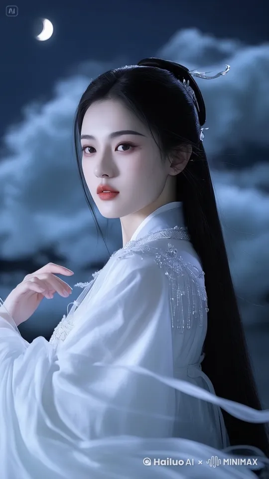 月下美人  偏偏起舞  by Hailuo AI Video Generator