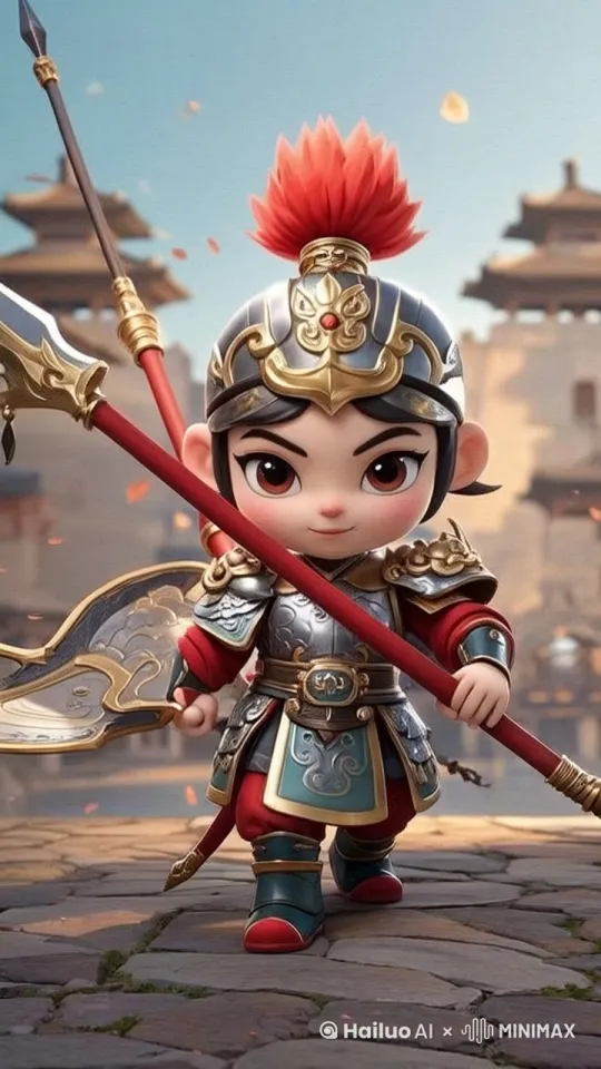 侧步，准备战斗的姿势 by Hailuo AI Video Generator