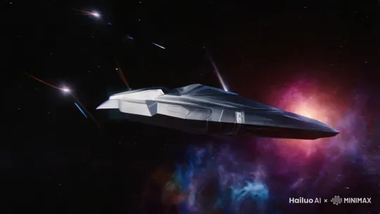 在宇宙中穿梭 by Hailuo AI Video Generator