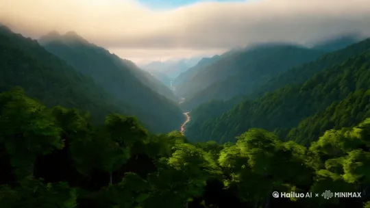 要将这首诗《山居吟》转化为一个动画，我们可以将诗中的每一段意象转化为视觉和听觉元素，创造出一个宁静而富有诗意的动画场景。以下是一个详细的动画分镜脚本：

### 动画分镜脚本

#### 场景 1：青山叠翠
- **画面**：镜头从远处缓缓推进，展示连绵起伏的青山，山间云雾缭绕，翠绿的树木覆盖着山坡。
- **音效**：轻柔的风声，远处鸟儿的鸣叫声。
- **动画细节**：云雾缓慢流动，树木轻轻摇曳。

#### 场景 2：碧水潺潺
- **画面**：镜头切换到山间的一条小溪，溪水清澈见底，水流潺潺。
- **音效**：溪水流动的声音，偶尔有鱼儿跃出水面的声音。
- **动画细节**：水中的石头被水流冲刷，泛起小小的水花。

#### 场景 3：林间小径
- **画面**：镜头沿着一条林间小径移动，小径蜿蜒曲折，通向远处的山峦。
- **音效**：风吹树叶的沙沙声，远处传来牧童的笛声。
- **动画细节**：小径上有几只小动物在跳跃，树叶轻轻飘落。

#### 场景 4：炊烟袅袅
- **画面**：镜头转向山脚下的一个小村庄，几缕炊烟从屋顶升起。
- **音效**：村庄里传来鸡鸣狗吠的声音，远处有牛铃的叮当声。
- **动画细节**：炊烟在微风中缓缓上升，村庄里的人们开始一天的劳作。

#### 场景 5：晨曦初照
- **画面**：清晨的阳光洒在田野上，耕牛在田间劳作，牧童横笛而过。
- **音效**：牧童的笛声，清晨的鸟鸣声。
- **动画细节**：阳光透过树叶洒下斑驳的光影，耕牛缓慢地移动，牧童的笛声悠扬。

#### 场景 6：溪边浣女
- **画面**：镜头转向溪边，几位浣女在溪边洗衣，笑声清脆。
- **音效**：浣女的笑声，溪水流动的声音。
- **动画细节**：浣女们一边洗衣一边聊天，水花四溅，偶尔有鱼儿跃出水面。

#### 场景 7：沙鸥惊起
- **画面**：浣女的笑声惊起了溪边的沙鸥，沙鸥展翅高飞。
- **音效**：沙鸥的鸣叫声，翅膀拍打的声音。
- **动画细节**：沙鸥在空中盘旋，溪水泛起涟漪。

#### 场景 8：午后茶香
- **画面**：镜头转向山间的一处松荫，老翁对弈，茶香四溢。
- **音效**：风吹松树的沙沙声，棋子落盘的声音。
- **动画细节**：茶壶冒着热气，棋盘上的棋子被轻轻移动，松针轻轻飘落。

#### 场景 9：闲来观云
- **画面**：老翁放下棋子，抬头观云，云卷云舒。
- **音效**：轻柔的风声，远处的鸟鸣声。
- **动画细节**：云朵在空中缓慢移动，形状不断变化，老翁的神情悠然自得。

#### 场景 10：夜幕篝火
- **画面**：夜幕降临，村庄里燃起篝火，人们围坐在一起，笑语喧哗。
- **音效**：篝火的噼啪声，人们的笑声和谈话声。
- **动画细节**：火焰在夜空中跳动，人们的脸上映照着温暖的光影。

#### 场景 11：山居岁月
- **画面**：镜头缓缓拉远，展示整个山居的全景，星空下的村庄宁静而美好。
- **音效**：轻柔的风声，远处的虫鸣声。
- **动画细节**：星空闪烁，村庄在夜色中显得格外宁静。

### 总结
这个动画分镜脚本将诗中的每一个意象都转化为具体的视觉和听觉元素，通过镜头的移动和音效的配合，营造出一个宁静而富有诗意的山居世界。希望这个脚本能够帮助你将《山居吟》转化为一个美丽的动画作品！ by Hailuo AI Video Generator