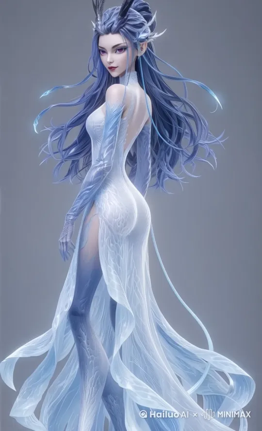 添加运镜到面部 邪恶的表情 背景海底世界   by Hailuo AI Video Generator