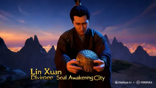 第一章：神印觉醒

天穹大陆，东域，青云城。

林轩站在城外的荒山上，手中握着一枚古朴的青铜令牌，令牌上刻着复杂的纹路，隐隐散发着微弱的光芒。

“这到底是什么东西？”林轩低声自语，眉头紧锁。

三天前，他在城外的古墓中发现了这枚令牌。当时，古墓中突然爆发出一股强大的灵气波动，将整个青云城都震动了。林轩趁着混乱，悄悄将令牌带了出来。

“难道这是传说中的‘神印’？”林轩心中一动，想起了父亲曾经讲过的传说。

天穹大陆上有九枚神印，每一枚神印都蕴含着无穷的力量，得之者可掌控天地法则。但神印早已消失在历史长河中，成为无数修炼者梦寐以求的传说。

林轩深吸一口气，将令牌紧紧握在手中，试图感应其中的力量。

突然，令牌上的纹路亮了起来，一股炽热的能量从令牌中涌出，顺着林轩的手臂蔓延至全身。他的身体仿佛被火焰灼烧，剧烈的疼痛让他几乎昏厥。

“啊！”林轩忍不住发出一声低吼，整个人跪倒在地。

就在这时，远处传来一阵急促的脚步声。

“快！那小子就在前面！他手里有神印！”一个尖锐的声音响起。

林轩心中一沉，他知道自己已经被盯上了。

他强忍着疼痛，挣扎着站起来，朝着荒山深处跑去。

身后，数道身影迅速逼近，为首的是一个身穿黑袍的中年男子，眼中闪烁着贪婪的光芒。

“小子，把神印交出来，我可以饶你不死！”黑袍男子冷笑着说道。

林轩没有回答，他知道自己绝不能停下。神印的力量正在他体内涌动，虽然痛苦，但也让他感受到了一股前所未有的力量。

他咬紧牙关，加快了脚步。

荒山的深处，是一片未知的禁地，传说中那里隐藏着无数的危险。但此刻，林轩别无选择。

“追！绝不能让他跑了！”黑袍男子怒吼道。

林轩的身影渐渐消失在荒山的迷雾中，而他的命运，也从这一刻开始彻底改变。 by Hailuo AI Video Generator