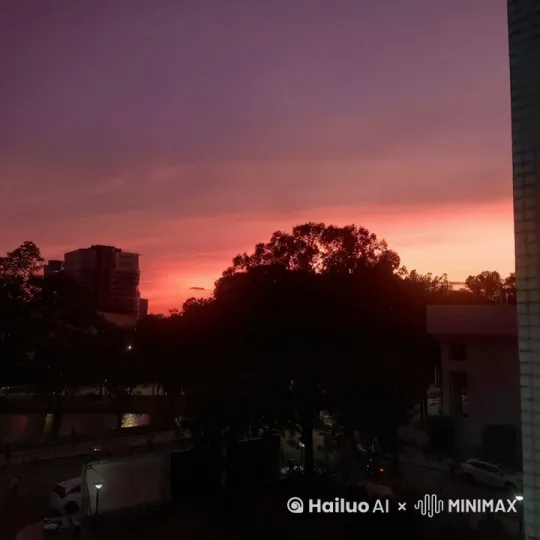 落日晚霞，爱的人渐行渐远 by Hailuo AI Video Generator