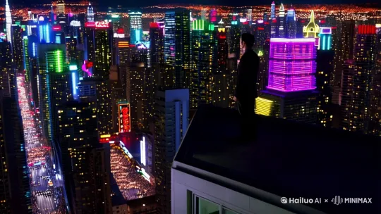 慕离站在高楼的边缘，俯瞰着脚下这座繁华的都市。
霓虹灯在夜空中闪烁，像无数颗坠落的星辰，将整座城市染成一片迷离的彩色。
街道上，人群如潮水般涌动，他们的脸上带着程式化的笑容，仿佛被某种无形的力量操控着，重复着日复一日的生活。
这里是“矩阵”——一个由数据构建的虚拟世界，也是人类最后的避难所。 至少，矩阵是这么告诉他们的！
慕离抬起手，指尖轻轻划过眼前的空气。
他的视野中，一串串数据流如瀑布般倾泻而下，那是矩阵的底层代码，普通人无法看见，也无法理解。但对他来说，这些代码就像呼吸一样自然。
他是矩阵中的一名高级程序员，负责维护这个虚拟世界的运行。
“哥，你又在这里发呆了。” 一个清脆的声音从身后传来。慕离回过头，看到妹妹梦璃正朝他走来。
她穿着一件银白色的连衣裙，长发如月光般洒落在肩头，眼眸中闪烁着灵动的光芒。
“你怎么来了？”慕离微微一笑，语气中带着一丝宠溺。
“我感觉到你在这里。”梦璃走到他身边，轻轻挽住他的手臂，“你总是喜欢站在高处，看着这座城市，好像它能告诉你什么秘密似的。”
梦璃的瞳孔泛起量子涟漪，神经突触与城市数据流共振。她按住抽痛的太阳穴：“哥，矩阵在月面遗骸区新增了12个逻辑端口，误差率0.0003%——它们在试图解析外星方程。”PS:《改》
慕离没有回答，只是将目光重新投向远方。他的确在寻找什么，但连他自己也说不清楚那究竟是什么。
最近，他总有一种奇怪的感觉，仿佛这个世界并不真实，仿佛一切都只是一场精心设计的幻象。
“哥，你有没有觉得……这个世界有点奇怪？”梦璃突然问道。
慕离愣了一下，低头看向她：“奇怪？你指什么？”
“我不知道该怎么形容。”梦璃皱了皱眉，“就像……我们生活的这个世界，好像少了点什么。
你有没有想过，矩阵之外是什么？” 慕离的心猛地一跳。
矩阵之外？这个问题他从未想过，也不敢想。矩阵是人类最后的家园，这是所有人都知道的“真理”。
但为什么，梦璃会问出这样的问题？ “别胡思乱想。”他轻轻拍了拍妹妹的头，“矩阵就是我们的世界，外面什么都没有。”
“可是……”梦璃还想说什么，却被一阵刺耳的警报声打断。
“警告！检测到异常数据流！！！”
请所有居民立即返回住所！”机械般的声音在空中回荡，街道上的人群开始慌乱地奔跑，仿佛被某种无形的力量驱赶着。
慕离的瞳孔骤然收缩。他看到了，远处的天空中，一道黑色的裂缝正在缓缓张开，像一只巨大的眼睛，冷冷地注视着这个世界。
“那是什么？”梦璃紧紧抓住慕离的手臂，声音中带着一丝颤抖。
“不知道。”慕离的声音低沉而凝重，“但我们必须离开这里，现在！”
他拉起梦璃的手，转身朝楼梯口跑去。然而，就在他们即将踏入楼梯的瞬间，一道刺眼的白光从裂缝中射出，瞬间笼罩了整个城市。 慕离只觉得眼前一黑，身体仿佛被某种力量撕扯着，坠入无尽的深渊 by Hailuo AI Video Generator