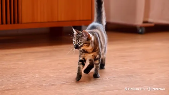 性感三花小猫跳科目二舞蹈视频并踩点科目二伴奏 by Hailuo AI Video Generator