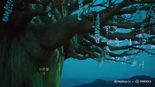 ## 《神树之泪》

昆仑山巅，一株通体碧绿的玉树在月光下摇曳。这是上古神树建木，枝干上凝结着晶莹的露珠，每一滴都蕴含着千年灵力。

树下跪着一个白衣少年，他的额头抵在粗糙的树皮上，声音哽咽："求神树赐我一滴灵露，救我母亲性命。"

建木的枝叶沙沙作响，像是在叹息。凡人求取灵露，需以自身精血为引，承受剜心之痛。少年毫不犹豫地咬破指尖，将鲜血滴在树根处。

刹那间，整株建木剧烈震颤，枝条如鞭子般抽打在少年身上。他咬紧牙关，任凭鲜血浸透衣衫。树皮裂开一道缝隙，一滴翠绿的灵露缓缓渗出。

少年伸手去接，却见灵露化作一只翠鸟，振翅欲飞。他急忙追赶，翠鸟却越飞越高，直入云端。少年不顾一切地攀上建木，粗糙的树皮磨破了他的手掌。

就在他即将抓住翠鸟的瞬间，一道天雷劈下。少年从万丈高空坠落，耳边风声呼啸。他闭上眼睛，等待死亡的降临。

然而预想中的疼痛并未到来。他睁开眼，发现自己被一团柔和的光芒托住。建木的枝条轻轻将他放下，那滴灵露静静地悬浮在他面前。

"痴儿。"苍老的声音在脑海中响起，"你可知这灵露是建木千年精华，失去一滴，神树便要沉睡百年？"

少年叩首："晚辈愿以余生守护神树，直至它恢复元气。"

建木沉默良久，终于让灵露落入少年掌心。当少年带着灵露离去时，神树的枝叶渐渐枯萎，陷入沉睡。而少年也如约回到昆仑山，日复一日地守护着这株古老的神树。

百年后，建木重新焕发生机。而那个白衣少年，早已化作山间一缕清风，永远陪伴在神树身旁。 by Hailuo AI Video Generator