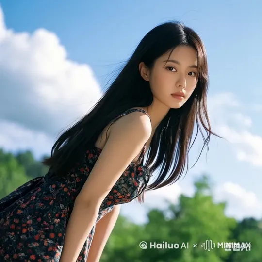 夏日海滨风光,一位穿着花卉图案无袖连衣裙的美女在沙滩上悠然漫步。她长发飘逸,随风轻拂过肩,肌肤在阳光下显得更加细腻光滑。明亮的蓝天与洁白的云朵构成背景,绿树点缀其间,营造出轻松愉悦的氛围。海浪轻轻拍打着岸边,带来阵阵凉爽。美女的步伐轻盈,仿佛在享受着大自然的恩赐。画面采用自然光拍摄,捕捉到阳光洒在她身上的温暖光影。中景,跟随镜头展现美女与自然的和谐共处。 by Hailuo AI Video Generator