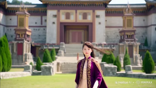 参考女儿国国王古装站
 by Hailuo AI Video Generator