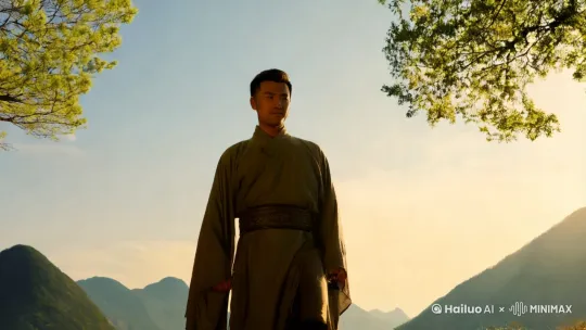 《赠魏涛》
魏氏豪情冲碧霄，涛波壮阔韵声高。
春风送暖千山翠，志在巅峰自弄潮。 by Hailuo AI Video Generator