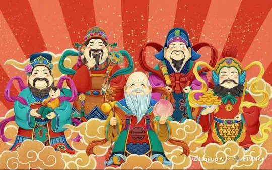财神来找你，发财就是你，视频特点还有爆发力活泼生动，让人一看到这个视频就身心愉悦，很开心，很快乐，很幸福 by Hailuo AI Video Generator
