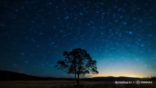 夜空 by Hailuo AI Video Generator