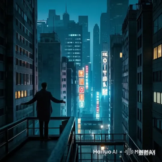 一颗巨大的星球撞击城市 by Hailuo AI Video Generator