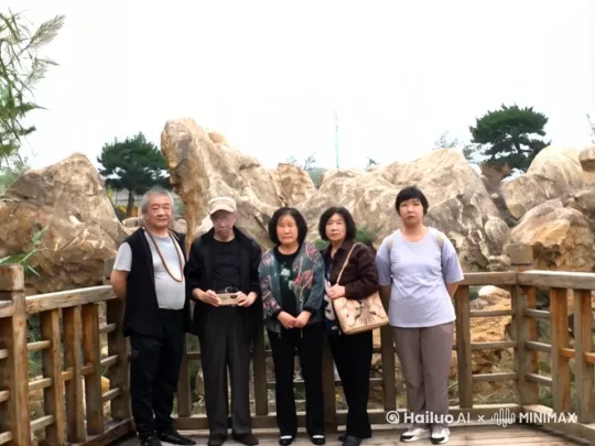 操控着高科技，后面和前面长出了鲜花，步入了仙境。 by Hailuo AI Video Generator