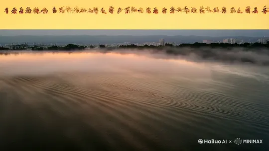 以下是一个将白天鹅宾馆与珠江融合的视频创意方案，结合历史、景观与人文情感，供您参考：

---
### **视频标题**：《江畔天鹅——珠江流淌的诗意》
**时长**：3-4分钟  
**风格**：唯美纪录片风格，结合延时摄影、航拍与人文特写  
**配乐**：以钢琴与弦乐为主，融入岭南传统乐器（如古筝）点缀  

---

#### **第一章：晨光初醒·江与城的呼吸**（0:00-0:45）
- **镜头**：  
  - 开场：珠江日出延时（江面雾气缭绕，天际线渐亮）。  
  - 航拍：珠江蜿蜒如绸带，镜头沿江而下，缓缓聚焦沙面岛。  
  - 转场：江面波纹倒影渐化为白天鹅宾馆白色外墙的弧线。  
  - 特写：宾馆标志性“故乡水”庭院，流水声与清晨鸟鸣交织。  

- **旁白（可选）**：  
  *“珠江的第一缕光，唤醒了沉睡的天鹅。水，是这座城的血脉，也是故事的起点。”*

---

#### **第二章：时光交织·建筑与江的对话**（0:46-1:50）
- **镜头**：  
  - 历史感镜头：黑白老照片叠化（80年代宾馆建成时的珠江岸）。  
  - 对比剪辑：同一视角的今昔对比（老照片→现代玻璃幕墙与江景交映）。  
  - 建筑细节：宾馆流线型外观与珠江波纹的视觉呼应（慢镜头+对称构图）。  
  - 人物互动：住客在江景房凭栏远眺，游船划过水面形成动态点缀。  

- **字幕（可选）**：  
  *“40年，江水奔流不息，天鹅静立如诗。”*

---

#### **第三章：烟火人间·水岸生活**（1:51-2:40）
- **镜头**：  
  - 微观视角：珠江上货船鸣笛、渔民撒网（人文纪实感）。  
  - 宾馆内部：玉堂春暖餐厅早茶蒸汽氤氲，窗外江景若隐若现。  
  - 转场：茶壶倾倒的水流与珠江波浪叠化。  
  - 傍晚：江边散步的市民、宾馆灯光渐次亮起，倒影碎入江面。  

- **音效设计**：  
  茶楼人声、瓷器轻碰声渐弱，过渡到悠远的轮船汽笛声。

---

#### **第四章：夜幕星河·光影交响**（2:41-结尾）
- **镜头**：  
  - 航拍夜景：珠江两岸霓虹璀璨，宾馆如水晶宫悬浮于江畔。  
  - 延时摄影：车流光影在宾馆弧形玻璃上流动，与江面游船灯光呼应。  
  - 结尾镜头：镜头拉远至全景，天鹅造型建筑与珠江融为一体，字幕浮现“一江水，一生情”。  

- **配乐高潮**：  
  交响乐渐强后戛然而止，留白3秒江水自然声，黑屏。

---

### **技术建议**：
1. **色彩基调**：晨昏用冷暖对比（蓝调时刻+金色晨曦），白天偏清透质感。  
2. **转场逻辑**：以“水”元素串联（波纹、倒影、雨滴、茶汤）。  
3. **设备**：无人机（珠江全景）+ 稳定器（人文跟拍）+ 微距镜头（细节特写）。  

此方案通过空间、时间、人文三重维度，将建筑与江河的共生关系视觉化，既展现地标魅力，亦传递广州“依水而兴”的城市灵魂。 by Hailuo AI Video Generator