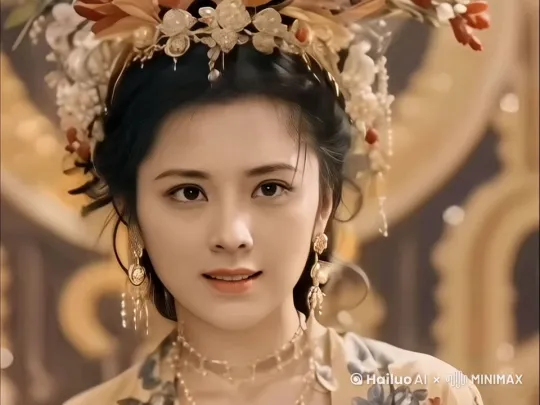 视频中的女人拿着一个超级大的帝王蟹津津有味的吃着 by Hailuo AI Video Generator