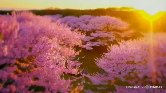  Visuals: Time-lapse of cherry blossoms falling in golden hour light
- Camera: Slow aerial tracking shot through pink petals
- Color Palette: Warm amber tones with soft focus diffusion
- Text Overlay: "There comes a moment..." by Hailuo AI Video Generator