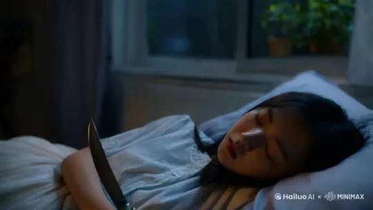 末日曙光
 
[昏暗的房间，镜头聚焦在熟睡的林晓脸上，突然，一阵尖锐的警报声打破宁静]
 
林晓：（猛地从床上坐起，睡眼惺忪，一脸茫然）什么声音？
 
[她慌乱地起身，趿拉着拖鞋冲向窗边，拉开窗帘，外面的世界一片混乱。街道上，人们疯狂逃窜，丧尸张牙舞爪地追逐着活人，嘶吼声、哭喊声交织在一起]
 
林晓：（惊恐地捂住嘴，声音颤抖）这……这是怎么回事？
 
[林晓迅速转身，开始翻箱倒柜，找出一些食物和水，塞进背包。她拿起桌上的一把水果刀，紧紧握住，手却忍不住颤抖]
 
林晓：（深吸一口气，给自己打气）冷静，林晓，你要活下去。
 
[她小心翼翼地打开门，楼道里弥漫着一股腐臭的气息。突然，一只丧尸从黑暗中冲了出来，张着血盆大口扑向她]
 
林晓：（尖叫一声，本能地挥舞着水果刀）走开！
 
[经过一番激烈的搏斗，林晓终于将丧尸击退。她喘着粗气，继续往楼下跑。来到小区门口，她看到一辆废弃的汽车，车门半掩着]
 
林晓：（眼睛一亮，连忙跑过去）希望这辆车还能发动。
 
[她钻进车里，尝试着启动引擎，幸运的是，汽车竟然轰鸣起来。林晓一脚油门，车子向着城外疾驰而去]
 
[镜头切换至郊外，林晓在一个废弃的加油站停下。她下车查看四周，确定安全后，走进加油站的便利店寻找物资。突然，她听到一阵轻微的响动]
 
林晓：（警惕地握紧水果刀，低声喝问）谁？出来！
 
[一个瘦弱的身影从货架后缓缓走出，是一个名叫陈宇的年轻男子。他衣衫褴褛，眼神中充满了恐惧和警惕]
 
陈宇：别伤害我，我没有恶意。
 
林晓：（上下打量着他，没有放松警惕）你也是幸存者？
 
陈宇：（连忙点头）嗯，我一个人逃到这里的，已经好几天没吃东西了。
 
[林晓犹豫了一下，从背包里拿出一些食物递给他]
 
林晓：吃吧，我们得想办法找到一个安全的地方。
 
[两人结伴而行，一路上互相照应，共同对抗丧尸的袭击。终于，他们发现了一座被高墙环绕的幸存者基地]
 
林晓：（兴奋地指着基地，对陈宇说）看，那里有个基地，我们有救了！
 
[然而，当他们靠近基地时，却发现大门紧闭，守卫们用枪指着他们]
 
守卫：（大声喊道）站住！不许靠近！
 
林晓：（连忙解释）我们是幸存者，求求你们让我们进去！
 
守卫：（冷笑一声）谁知道你们是不是感染者，赶紧离开，不然别怪我们不客气！
 
[就在他们绝望之时，基地里一个名叫苏然的女子听到了他们的对话，她来到城墙上，看着林晓和陈宇]
 
苏然：（对守卫说）让他们进来吧，我相信他们。
 
[守卫们犹豫了一下，最终打开了大门。林晓和陈宇走进基地，感激地看着苏然]
 
林晓：谢谢你，要不是你，我们……
 
苏然：（微笑着说）不用客气，在这个末日世界，我们幸存者就应该互相帮助。
 
[在基地里，林晓和陈宇逐渐适应了新的生活。他们和其他幸存者一起，努力建设基地，抵御丧尸的进攻。然而，平静的日子并没有持续太久，一场更大的危机悄然降临]
 
[一天，基地的警报突然响起，大批丧尸朝着基地涌来。原来，丧尸的数量越来越多，它们似乎被某种神秘力量驱使，对人类的聚集地发起了疯狂的攻击]
 
林晓：（拿起武器，坚定地说）我们不能坐以待毙，一定要守住基地！
 
[基地里的幸存者们纷纷拿起武器，与丧尸展开了殊死搏斗。战斗异常激烈，丧尸不断地涌上城墙，基地的防线岌岌可危]
 
[就在关键时刻，林晓发现了丧尸的弱点。她大声呼喊着，让大家集中火力攻击丧尸的头部]
 
林晓：（边开枪边喊）打它们的头，这是它们的弱点！
 
[在众人的努力下，丧尸的攻势终于被击退。基地里一片欢呼，然而，林晓知道，这场末日之战还远远没有结束…… by Hailuo AI Video Generator