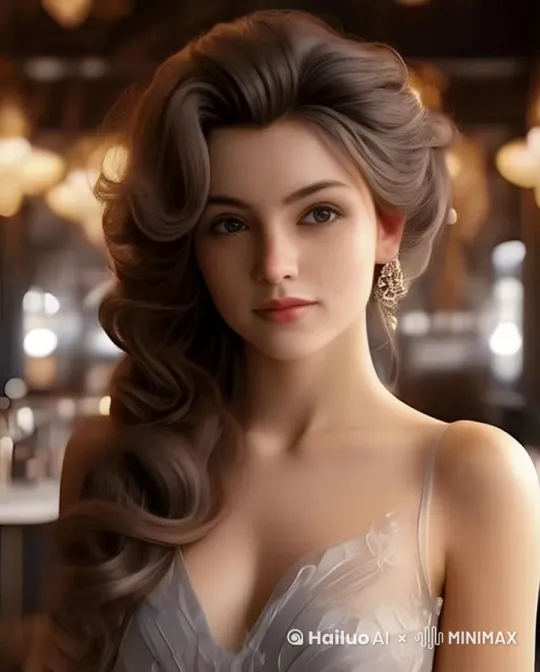 美女突然阴森的大笑起来，最后变成了女巫，场面非出震撼。 by Hailuo AI Video Generator