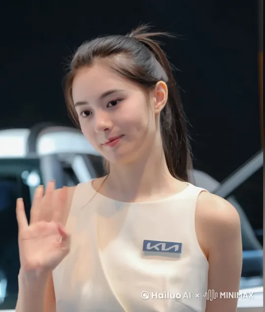 美女在操场和科比打篮球，3分钟 by Hailuo AI Video Generator