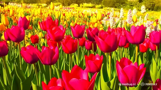 春暖花开，迎春 by Hailuo AI Video Generator