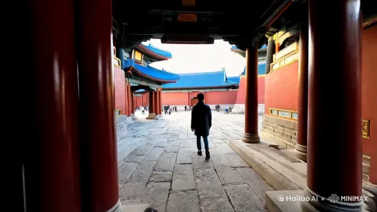 第一人称手持gopro拍摄vlog，走进故宫的祈年殿 by Hailuo AI Video Generator