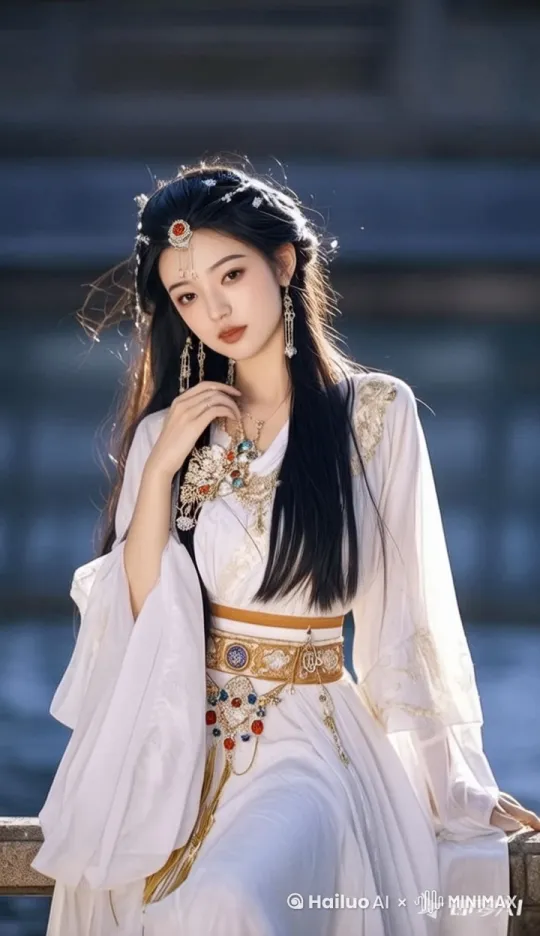 使用图片中的人物跳一段完整的科目三，中景，镜头从右到坐缓慢移动。 by Hailuo AI Video Generator