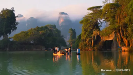 水泊梁山风景区 by Hailuo AI Video Generator