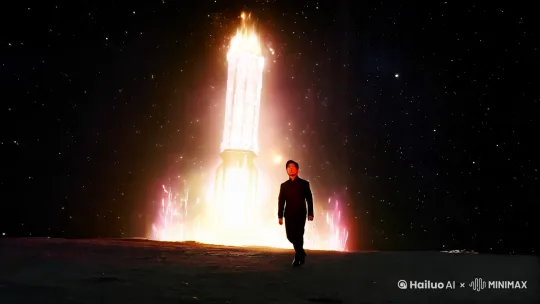 当那道璀璨夺目的星际之门在宇宙的黑暗中缓缓开启，刺眼的光芒如汹涌的潮水般向四周奔涌，瞬间驱散了周围无尽的黑暗。
 
江离怀揣着满心的期待与忐忑，踏入了这未知的领域。然而，眼前的景象却让他的心跳猛地一滞，紧接着，一股难以言喻的震撼与悲凉涌上心头。 by Hailuo AI Video Generator