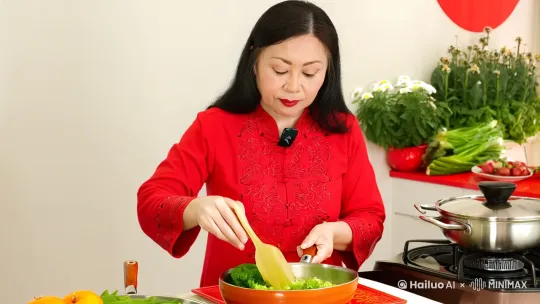 拍摄5分钟东北人做菜的视频，步骤要求详细普通话，美女
[推进] by Hailuo AI Video Generator
