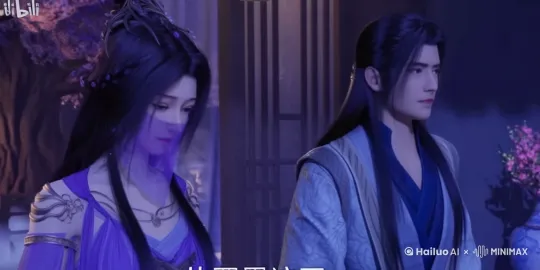 二人相视一笑后，开始拥抱相吻 by Hailuo AI Video Generator