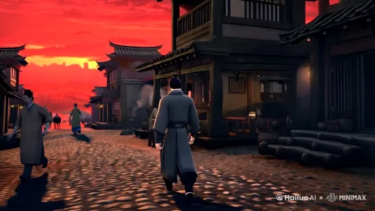 #### **第一幕：乱世烽烟**  
**场景：南宋边境小镇，黄昏，残阳如血。**  
（镜头缓缓推进，街道上行人稀少，远处传来马蹄声。）  
**旁白：**  
“南宋末年，金国铁骑南下，山河破碎，民不聊生。江湖侠士，挺身而出，以剑为笔，书写乱世传奇。”  

（李青云身着灰布长衫，背负长剑，走入一家破旧的酒馆。）  
**店小二：**  
“客官，打尖还是住店？”  
**李青云：**  
“一壶酒，一碗面。”  

（李青云坐下，目光扫视四周，发现角落里坐着一名老乞丐，正醉醺醺地哼着小曲。）  

---

#### **第二幕：暗流涌动**  
**场景：酒馆内，夜晚。**  
（突然，门外冲进几名黑衣人，手持长刀，杀气腾腾。）  
**黑衣人首领：**  
“李青云，交出《山河图》，饶你不死！”  
**李青云（冷笑）：**  
“金国走狗，也配谈生死？”  

（李青云拔剑，与黑衣人激战。剑光闪烁，黑衣人纷纷倒地。）  
（此时，赵婉儿从窗外跃入，手持飞镖，击退最后一名黑衣人。）  
**赵婉儿：**  
“李大哥，久违了。”  
**李青云：**  
“婉儿？你怎么来了？”  
**赵婉儿：**  
“金国密探已潜入江南，目标正是《山河图》。我们必须尽快行动。”  

（老乞丐在一旁醉眼朦胧地笑道：）  
**老乞丐：**  
“江湖路远，剑影难追啊……”  

---

#### **第三幕：真相浮现**  
**场景：小镇外的竹林，夜晚。**  
（李青云与赵婉儿在竹林中疾行，突然被金国密探包围。）  
**完颜烈（从阴影中走出）：**  
“李青云，赵婉儿，你们逃不掉的。”  

（双方展开激烈战斗。李青云剑法凌厉，赵婉儿飞镖如雨，但金国密探人数众多，二人渐感不支。）  
（关键时刻，老乞丐突然出现，手持竹杖，轻松击退数名密探。）  
**完颜烈（震惊）：**  
“你是……‘竹影神丐’？”  
**老乞丐（大笑）：**  
“江湖已无我名，何必再提？”  

（老乞丐与李青云、赵婉儿联手，击退完颜烈。）  

---

#### **第四幕：侠之大者**  
**场景：竹林深处，黎明。**  
（完颜烈负伤逃走，老乞丐将《山河图》交给李青云。）  
**老乞丐：**  
“此图关乎南宋国运，务必交予抗金义军。”  
**李青云：**  
“前辈为何不亲自前往？”  
**老乞丐：**  
“我已老矣，江湖是你们年轻人的天下。”  

（老乞丐转身离去，背影渐行渐远。）  
**赵婉儿：**  
“李大哥，我们接下来怎么办？”  
**李青云（坚定）：**  
“北上，抗金！”  

（镜头拉远，李青云与赵婉儿并肩走向远方，朝阳升起，照亮他们的身影。）  

---

#### **尾声：**  
**场景：南宋边境，群山连绵。**  
**旁白：**  
“乱世之中，侠者无畏。剑影江山，热血未冷。”  

（画面定格在李青云的剑上，剑身映出远处的山河。）  

**剧终。**

---

**备注：**  
- 本剧本通过紧凑的情节和鲜明的角色塑造，展现了南宋末年江湖侠士的家国情怀。  
- 场景设计可结合宋代建筑风格和自然景观，突出历史氛围。  
- 武打场面可融入传统武术动作，展现武侠美学。 by Hailuo AI Video Generator