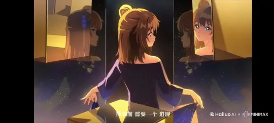 让她转一圈，继续向前走 by Hailuo AI Video Generator