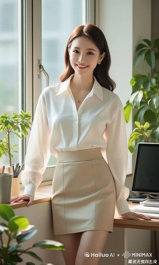 女士动起来展示身材 by Hailuo AI Video Generator