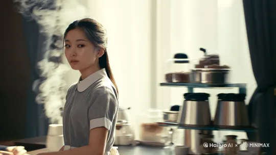 林小暖站在咖啡店的操作台后，透过氤氲的热气，目光紧紧追随着那个坐在窗边的男人。

顾明远。

顾氏集团的少东家，含着金汤匙出生的天之骄子。他今天穿着一件深灰色的高定西装，袖口处若隐若现的百达翡丽折射着窗外的阳光。他修长的手指轻轻敲击着桌面，似乎在等待什么人。

林小暖低头看了看自己洗得发白的制服，咬了咬嘴唇。这是她最后的机会了，如果错过今天，她可能永远都接触不到这个阶层的人。

她端起托盘，上面放着一杯刚煮好的美式咖啡。这是顾明远每天必点的饮品，她早已烂熟于心。她的手指微微发抖，心跳快得几乎要跳出胸腔。

"小心！"

就在她即将走到顾明远桌前时，一个服务生突然从旁边冲了出来。林小暖顺势一歪，整杯滚烫的咖啡尽数泼在了顾明远昂贵的西装上。

"对不起！对不起！"她慌乱地抽出纸巾，手忙脚乱地替他擦拭。她的手指不经意间擦过他的胸膛，感受到他结实的肌肉线条。

顾明远皱起眉头，刚要发火，却在看清眼前女孩的容貌时愣住了。她有一张清纯可人的脸，此刻因为惊慌而泛着红晕，长长的睫毛上还挂着泪珠，像极了受惊的小鹿。

"没关系。"他听见自己说。

林小暖抬起头，眼中闪过一丝得逞的笑意，但很快又被惶恐取代："真的太抱歉了，这件西装......"

"不用在意。"顾明远站起身，"我正好要去换衣服，不如你陪我去挑一件新的？就当是赔罪了。"

林小暖装作受宠若惊的样子，怯生生地点了点头。

三个月后，林小暖如愿以偿地搬进了顾家位于半山的别墅。她站在落地窗前，看着花园里盛开的玫瑰，嘴角勾起一抹冷笑。

这一切都要感谢那个意外怀孕的"意外"。当她在顾明远面前颤抖着拿出验孕棒时，那个男人脸上的表情精彩极了。

"明远，我真的不知道该怎么办......"她哭得梨花带雨，"我知道我们身份悬殊，我不该......"

顾明远将她搂入怀中："别怕，我会负责的。"

婚礼办得很低调，顾家显然对这个儿媳妇并不满意。但林小暖不在乎，她终于摆脱了那个破旧的出租屋，摆脱了每天打三份工的生活。

然而好景不长，顾明远很快就恢复了花花公子的本性，经常夜不归宿。林小暖独自守着空荡荡的别墅，内心渐渐被空虚和寂寞吞噬。

直到那天，她在顾明远的生日宴会上遇到了程子谦。

他是顾明远的发小，却和顾明远截然不同。他温柔体贴，总是能在她最需要的时候出现。他会记得她喜欢的花，会在她生病时送来热粥，会在她难过时默默陪伴。

"小暖，你值得更好的。"程子谦握住她的手，眼神炽热。

林小暖知道自己不该这样，但她已经无法控制自己的心。她开始频繁地和程子谦约会，在顾明远出差的时候，他们会在程子谦的公寓里缠绵。

直到那个雨夜。

顾明远提前结束了出差，推开家门时，看到的却是林小暖和程子谦在沙发上纠缠的身影。

"你们......"顾明远的声音冷得像冰。

林小暖慌乱地推开程子谦，想要解释，却在对上顾明远眼神的那一刻，所有的话都哽在了喉咙里。

那眼神里没有愤怒，只有深深的失望和嘲讽。

"我早就知道了。"顾明远冷笑，"从你第一次在咖啡店'不小心'泼到我身上开始，我就知道你在打什么主意。我只是没想到，你连这点耐心都没有。"

林小暖浑身发抖，她终于明白，自己不过是在演一场独角戏。顾明远早就看穿了她的一切，却一直冷眼旁观，看着她自取其辱。

第二天，离婚协议书就摆在了她面前。顾明远给了她一笔钱，但远不及她想象中的数目。更糟糕的是，她出轨的消息不胫而走，整个上流社会都在看她的笑话。

林小暖站在顾家大门外，看着自己收拾好的行李箱，突然笑了。她终于明白，有些东西，不是靠算计就能得到的。 by Hailuo AI Video Generator