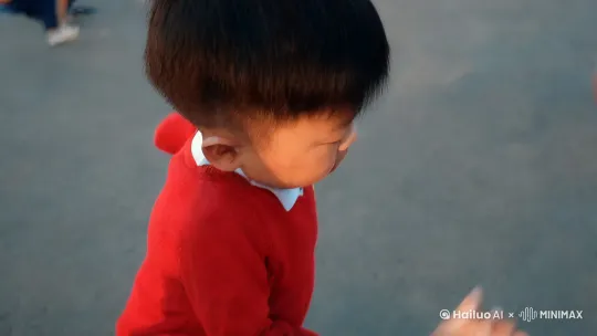 ## 《奔跑吧，少年》

"胖子！胖子！"操场上此起彼伏的嘲笑声像针一样扎进小明的耳朵。他低头看着自己圆滚滚的肚子，攥紧了拳头。那天起，他每天清晨五点起床跑步，汗水浸透了校服。妈妈做的红烧肉，他咬着牙推开了；课间同学们吃零食，他默默喝水。三个月后，当小明在运动会上第一个冲过终点线时，所有人都惊呆了——那个曾经的小胖子，已经蜕变成了阳光帅气的少年。 by Hailuo AI Video Generator