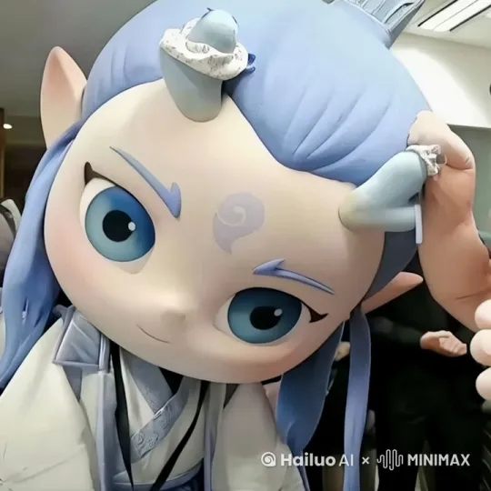 人开心的蹭着右边的手 by Hailuo AI Video Generator