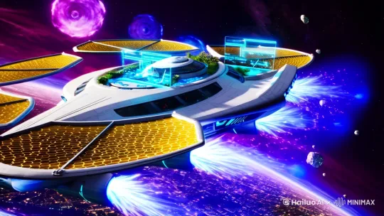 星际穿梭与未来都市高清提示词  
——融合星舰科技与赛博城市的视觉盛宴

---

核心场景描述  
主题：超高清未来星舰与赛博朋克都市的共生景观  
关键词：星际航行、可重复使用飞船、生态穹顶城市、8K渲染、超现实光影  

---

星舰细节刻画（高精度）  
1. 飞船设计  
   - 星舰主体：流线型银白色舰体，表面覆盖纳米级反光涂层，尾部配备六组可变向等离子推进器，喷口处呈现蓝紫色离子火焰（动态粒子特效）。  
   - 技术特征：可展开式太阳能帆板阵列（金色蜂窝结构，半透明材质），舰体中部搭载环形生态舱（内部可见悬浮植物与人工水体）。  
   - 高清元素：4K金属纹理（划痕、焊接痕迹）、舷窗内全息操控界面（荧光蓝色数据流动态显示）。  

2. 航行场景  
   - 深空背景：深邃宇宙中螺旋状星云（紫红色与靛蓝渐变），远处超新星爆发产生的辐射光晕（光斑散射效果）。  
   - 动态效果：星舰穿越小行星带时激起的碎石尘埃（粒子物理模拟），引擎尾焰在真空中拖拽出光轨（动态模糊+辉光）。  

---

未来城市元素（超写实风格）  
1. 城市架构  
   - 立体交通：多层悬浮公路网络（透明玻璃材质，底部嵌入LED流光带），磁悬浮列车穿梭于巨型摩天楼之间（镜面反射倒影）。  
   - 建筑风格：生态穹顶与赛博朋克融合，玻璃幕墙覆盖垂直森林，顶部太阳能板阵列呈几何排列（高对比度光影）。  

2. 生活细节  
   - 全息投影：街道上空漂浮3D广告（霓虹色虚拟偶像动态舞蹈），建筑立面实时显示星际天气预报（数据可视化粒子流）。  
   - 人群互动：身着智能外骨骼的市民（服装发光纹理），无人机群组成编队进行物流配送（动态路径光效）。  

---

渲染技术参数（确保高清输出）  
- 分辨率：7680×4320（8K超清），16位色深，HDR10+动态范围  
- 光影模型：光线追踪全局照明（RTX 4090级细节），大气散射模拟（火星尘暴与地球晨雾混合效果）  
- 后期处理：景深强化（前景星舰锐化+背景城市虚化），粒子特效分辨率≥4096×4096  

---

示例提示词组合  
```  
"Ultra-detailed starship hovering above a cyberpunk metropolis, 8K resolution,  
nanotech hull with reflective scratches, plasma thrusters emitting ionized blue flames,  
solar sails unfolding in hexagonal patterns, cityscape with glass-domed skyscrapers and floating highways,  
neon holograms projecting data streams, RTX-ray tracing lighting, cinematic depth of field, trending on ArtStation"  
```  

---

应用场景：  
- 数字绘画/3D建模参考  
- AI绘图工具（Midjourney v7+、Stable Diffusion XL）  
- 科幻游戏概念设计  

通过强化材质细节、动态光影与复杂场景层次，可突破常规生成器的模糊限制，实现海报级视觉输出。
 by Hailuo AI Video Generator