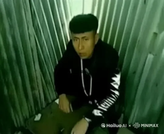 镜头拉远，展示人物在热气球里，热气球在晴朗的天空中飞行，能看到地面的草原和青山 by Hailuo AI Video Generator