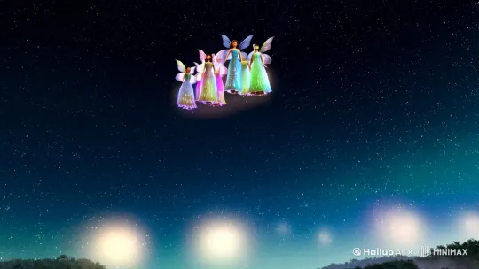 七仙女闪耀下凡 by Hailuo AI Video Generator