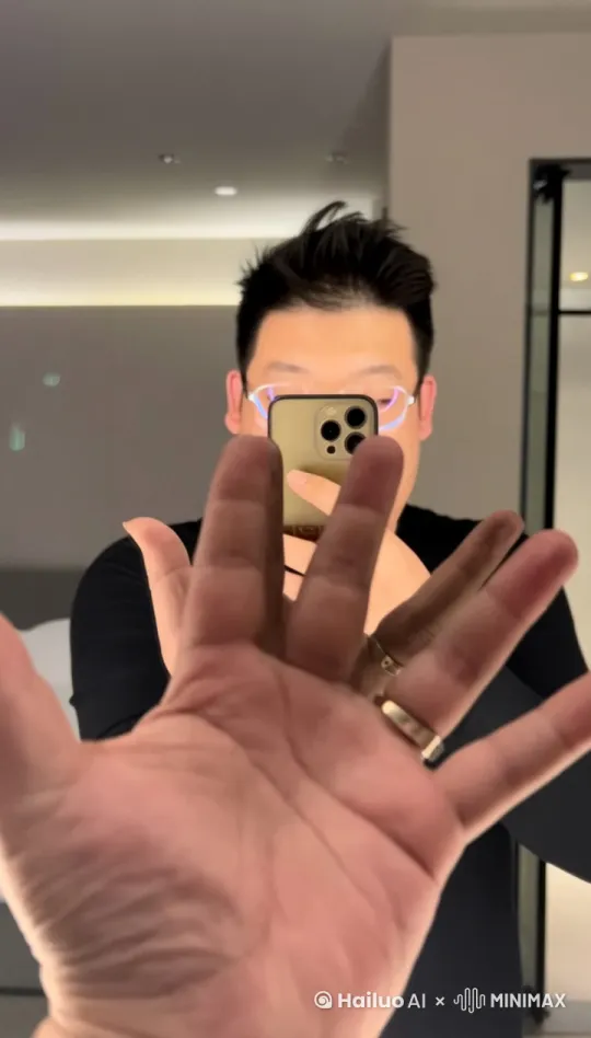 熊熊烈火从指间燃烧而起，火焰迅速蔓延，覆盖整个身体和手部，好莱坞电影效果。 by Hailuo AI Video Generator