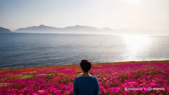 倚天照海花无数，流水高山心自知 by Hailuo AI Video Generator