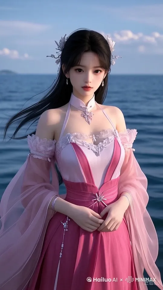 人物跳舞，由静到动，场景不变，镜头由远到近 by Hailuo AI Video Generator