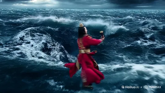 哪吒闹海 by Hailuo AI Video Generator