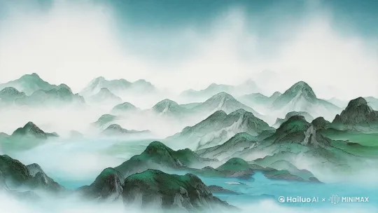 时间轴	画面描述	中文画面提示词	图生视频提示词
---	---	---	---
0:00 - 0:05	开场：水墨动画风格的山海经世界
画面从一片混沌中逐渐显现出山川河流，神兽在云雾中若隐若现。	水墨画风格的远古山海世界，混沌初开，山川河流渐显，神兽隐现于云雾之中。	动态水墨画风格，远古山海世界，混沌初开，山川河流渐显，神兽隐现于云雾之中。
0:05 - 0:15	现代城市夜景
高楼林立，霓虹闪烁。镜头缓缓推进至一座废弃的古庙。
古庙门上刻有古老的符文，隐约散发出微弱的光芒。	现代城市夜景，高楼林立，霓虹闪烁。镜头推进至一座废弃古庙，古庙门上刻有古老符文，散发微弱光芒。	现代城市夜景，高楼林立，霓虹闪烁。镜头缓缓推进至一座废弃古庙，古庙门上刻有古老符文，散发微弱光芒。
0:15 - 0:30	古庙内部
镜头穿过破旧的门扉，映入眼帘的是供奉神兽雕像的神坛。
雕像表面布满灰尘，但依然能看出其威严。
突然，一道闪电划破夜空，照亮了神坛。
雕像的眼睛微微发光。	古庙内部，破旧门扉后是供奉神兽雕像的神坛。雕像表面布满灰尘，威严依旧。闪电划破夜空，照亮神坛，雕像眼睛微微发光。	古庙内部，破旧门扉后是供奉神兽雕像的神坛。雕像表面布满灰尘，威严依旧。闪电划破夜空，照亮神坛，雕像眼睛微微发光。
0:30 - 0:45	神兽苏醒
雕像缓缓站起，化身为一只巨大的神兽——饕餮。
饕餮张开血盆大口，发出震耳欲聋的咆哮。
城市陷入一片恐慌，人们四处奔逃。	饕餮苏醒，巨大神兽张开血盆大口，发出震耳欲聋的咆哮。城市陷入恐慌，人们四处奔逃。	饕餮苏醒，巨大神兽张开血盆大口，发出震耳欲聋的咆哮。城市陷入恐慌，人们四处奔逃。
0:45 - 0:55	英雄登场
镜头转向一位身披铠甲的少年。
他手持一把古剑，剑身上刻有山海经的纹路。
少年坚定地走向饕餮。
两人对峙，剑拔弩张。	英雄少年身披铠甲，手持刻有山海经纹路的古剑。少年坚定走向饕餮，两人对峙，剑拔弩张。	英雄少年身披铠甲，手持刻有山海经纹路的古剑。少年坚定走向饕餮，两人对峙，剑拔弩张。
0:55 - 1:00	决战与升华
少年挥剑刺向饕餮。
饕餮发出最后一声怒吼，化作一团光芒消散。
城市恢复平静，少年站在废墟前，仰望星空。
画面定格在少年的微笑上。	少年挥剑刺向饕餮，饕餮化作光芒消散。城市恢复平静，少年站在废墟前仰望星空，画面定格在少年微笑上。	少年挥剑刺向饕餮，饕餮化作光芒消散。城市恢复平静，少年站在废墟前仰望星空，画面定格在少年微笑上。
 by Hailuo AI Video Generator
