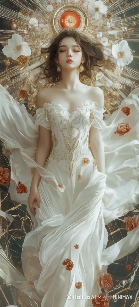 周围花朵在逐渐打开 by Hailuo AI Video Generator