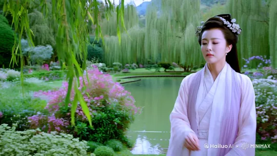 林黛玉倒拔垂杨柳。 by Hailuo AI Video Generator
