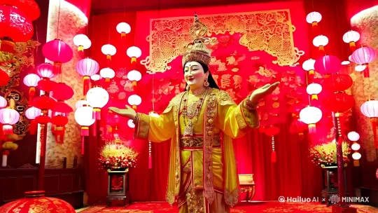 财神送福，祝大家元宵节快乐 by Hailuo AI Video Generator